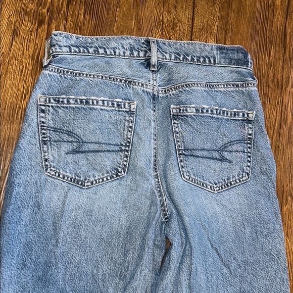American Eagle Outfitters Light Blue Wide Leg Jeans - Picture 7 of 7